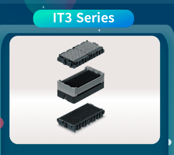 【產品推薦】支持10+Gbps高速傳輸，BGA夾層連接器-IT3系列
